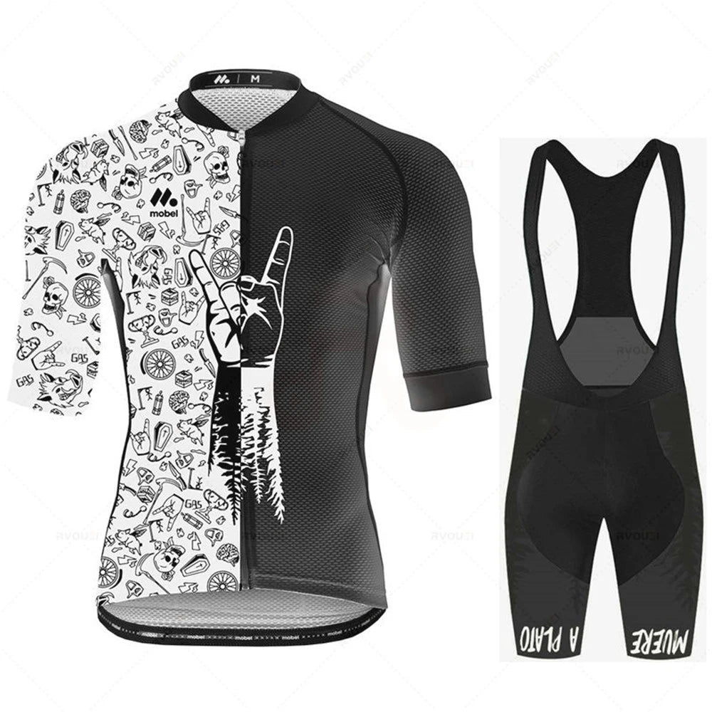 Cycling Jersey Set Team Racing Bike Clothes Summer Mountain Bicycle Clothing Men's Sports Mallot Ciclismo Hombre Fashion Clothes