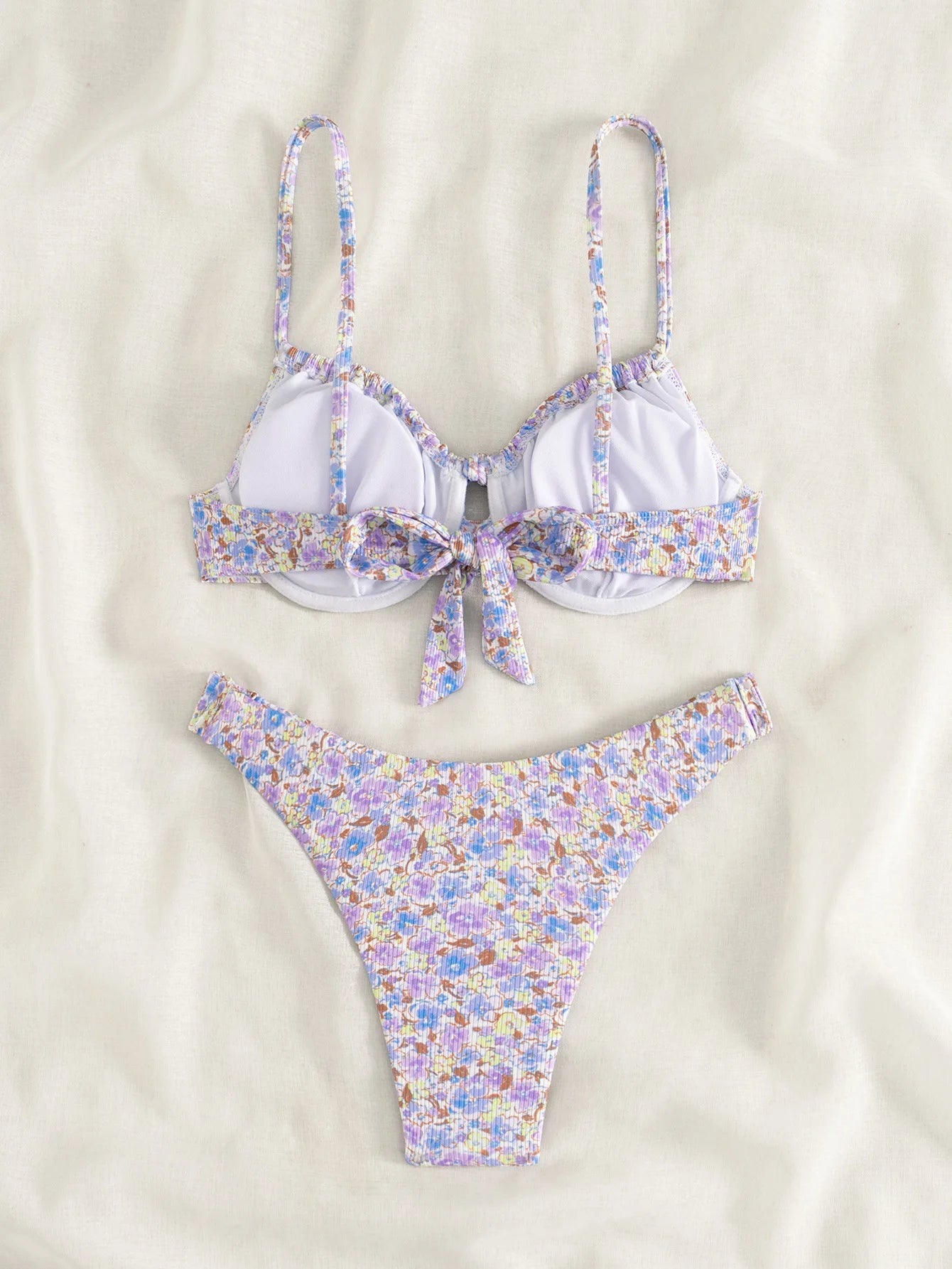 Floral Print Bathing Suit Brazilian Biquinis Swimming Suit for Women 2025 New Summer Bikini Micro Swimsuit Sexy Swimwear Bather