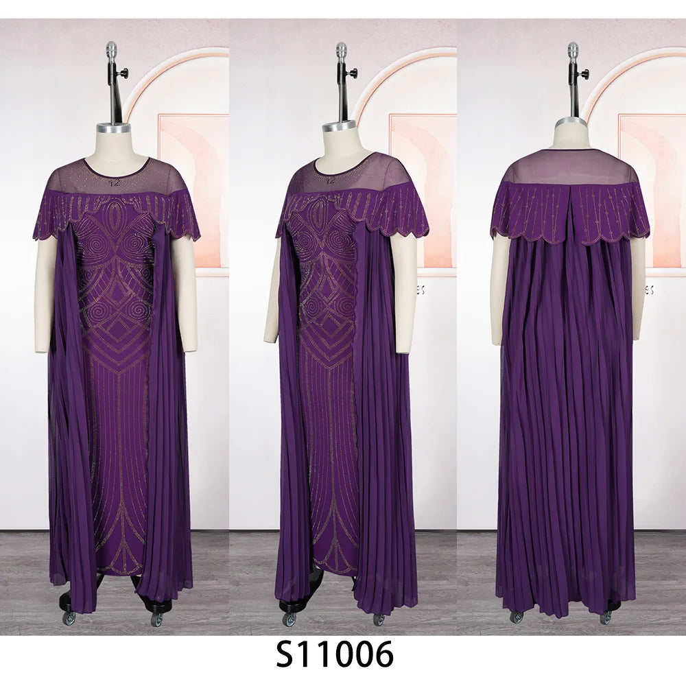 Women Traditional Africa Clothing Muslim Kaftan Maxi Long Dress 2025 Dashiki Ankara Outfits Gown Abayas Robe