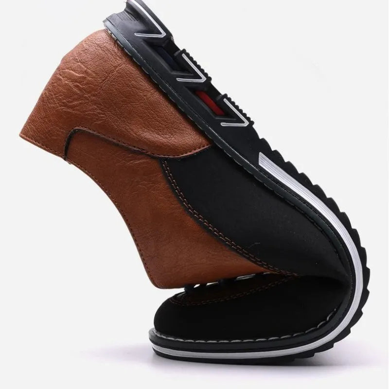 Large Size Men's Lace - Up Casual Shoes Cushioned Sole Ankle Support Fashionable Choice work office shoes big size 50 51 52 53