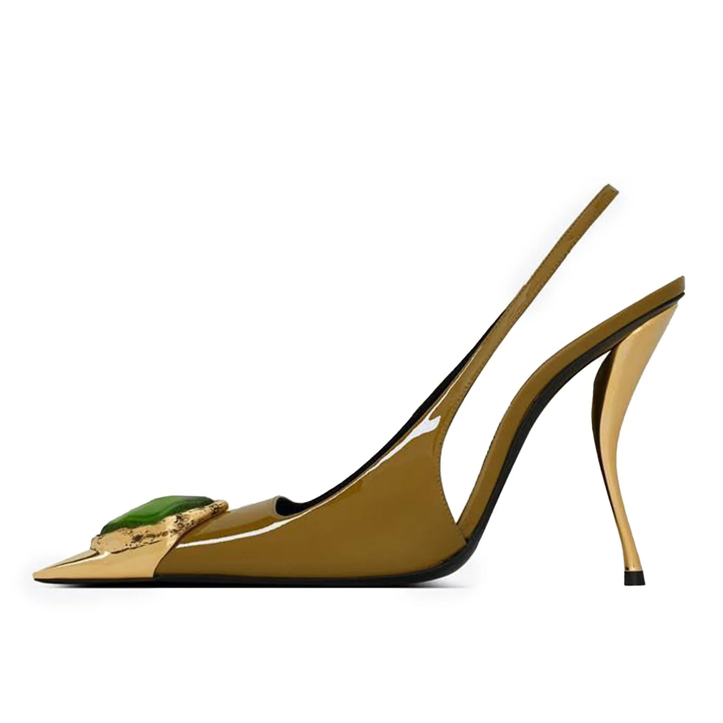 2025 Summer New Small Square Shaped High-heeled Gemstone Sandals for Banquets, Parties, Weddings, Sexy Plus Size Women's Sandals