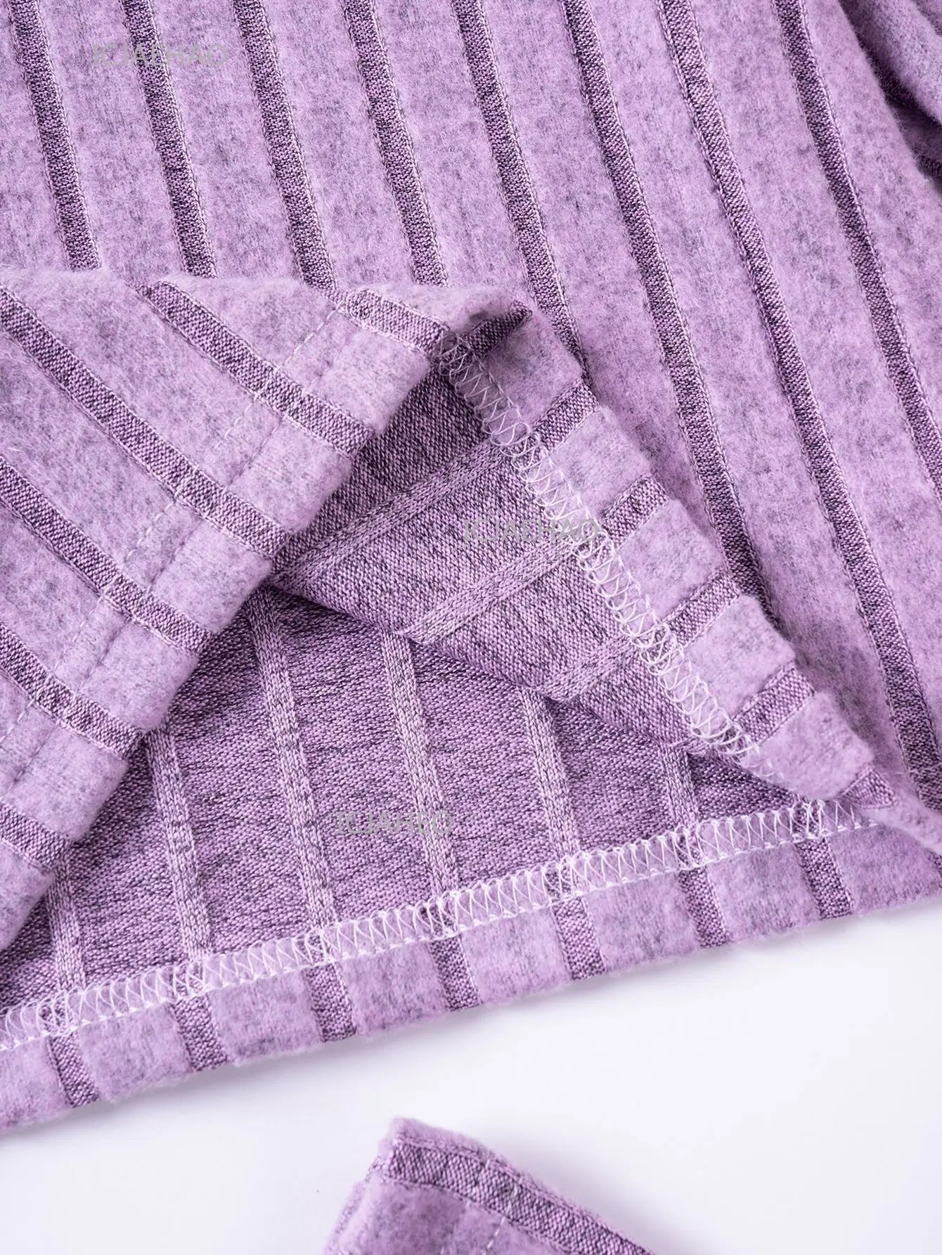 Girls Children Outfit Set Hooded Knit Sweater Long Sleeve Solid Pants Casual Clothing for Kids Toddler Daily Wear Autumn Spring