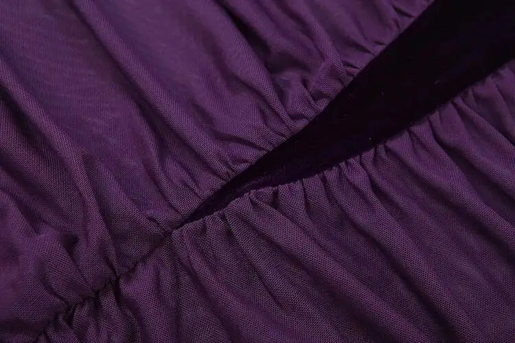 Sexy Fashion 2 Piece Set Woman Velvet Cross Kink Tank Tops+Hollow Design Ruched Long Skirts Club Party Coquette Outfits
