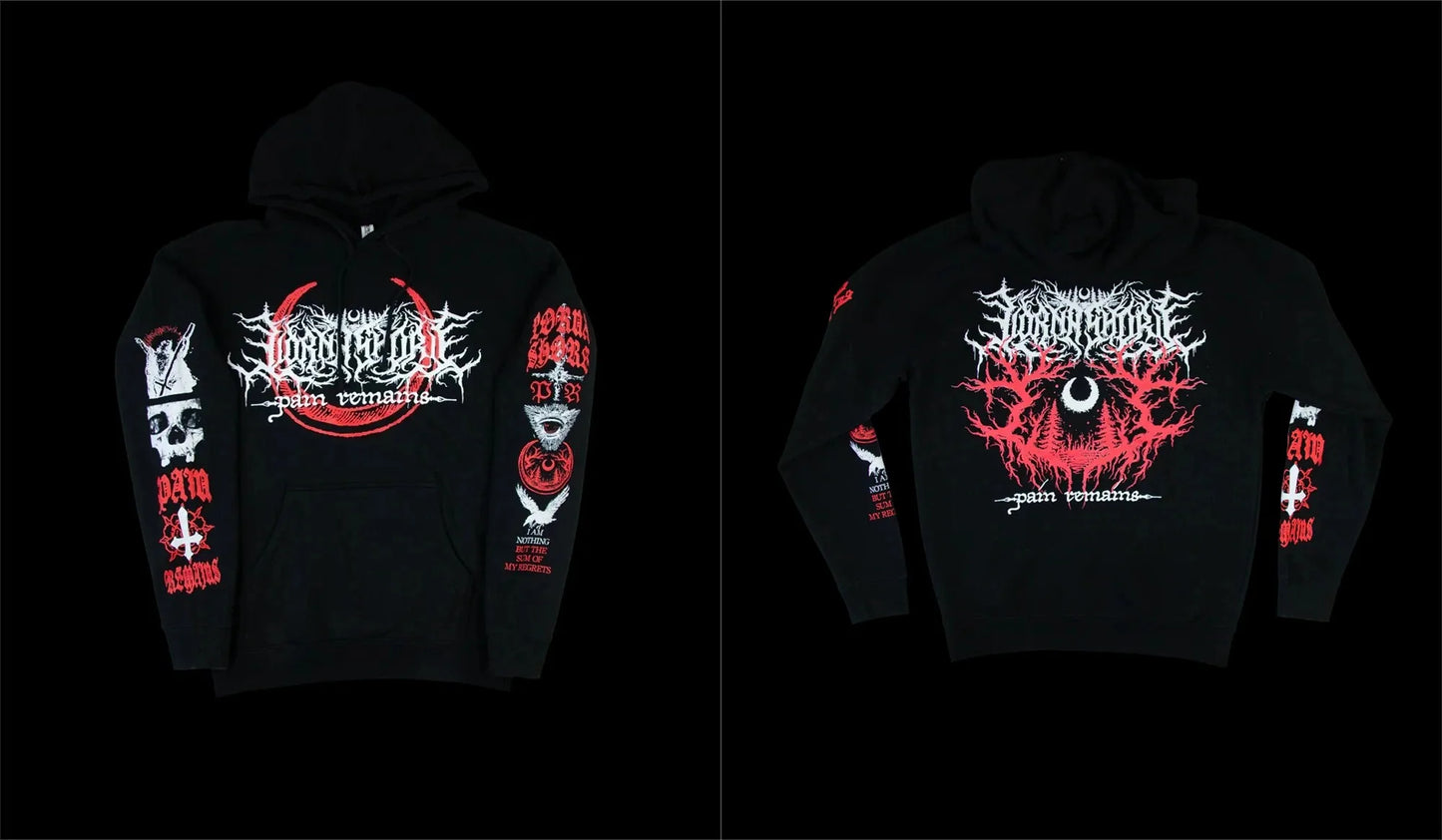 Symphonic Dead Core Band Lorna Shore Album Graphic Print Pullover Men Women Loose Casual Hoodie New Fashion Oversized Sweatshirt