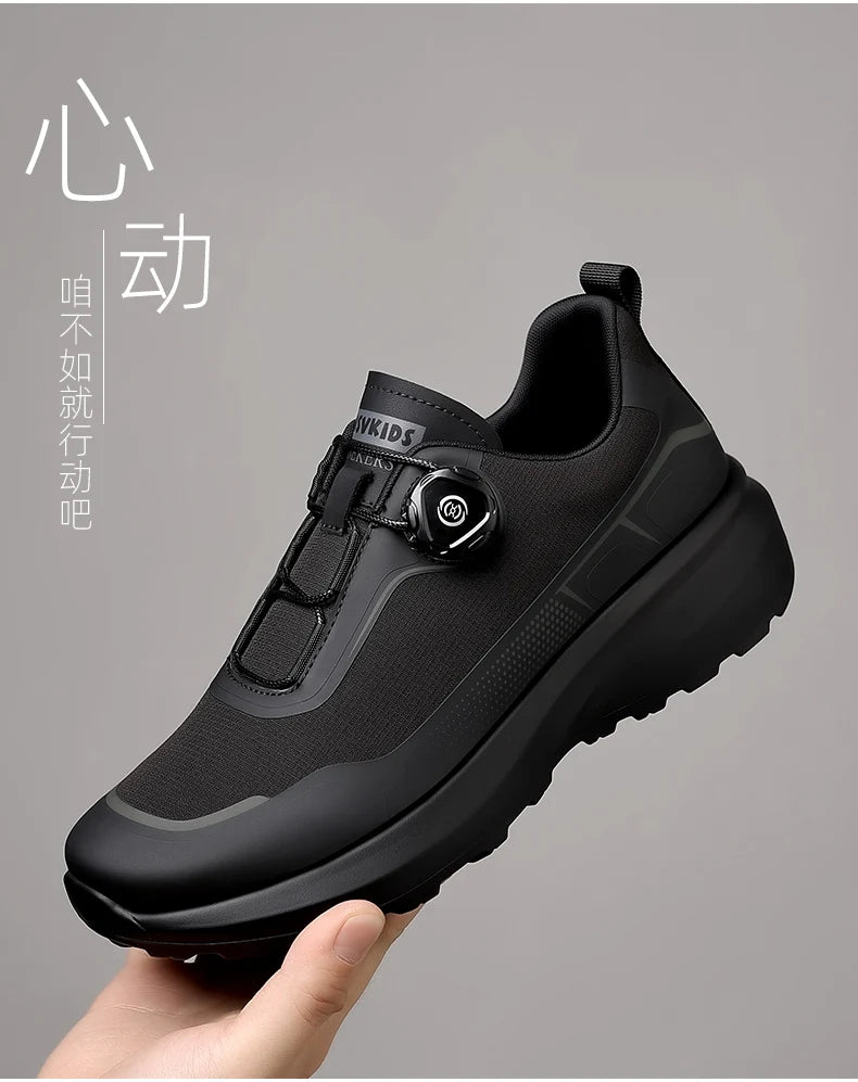 New Handmade Leather Casual Men Shoes Design Sneakers Man Breathable Leather Shoes Men Outdoor Sneakers