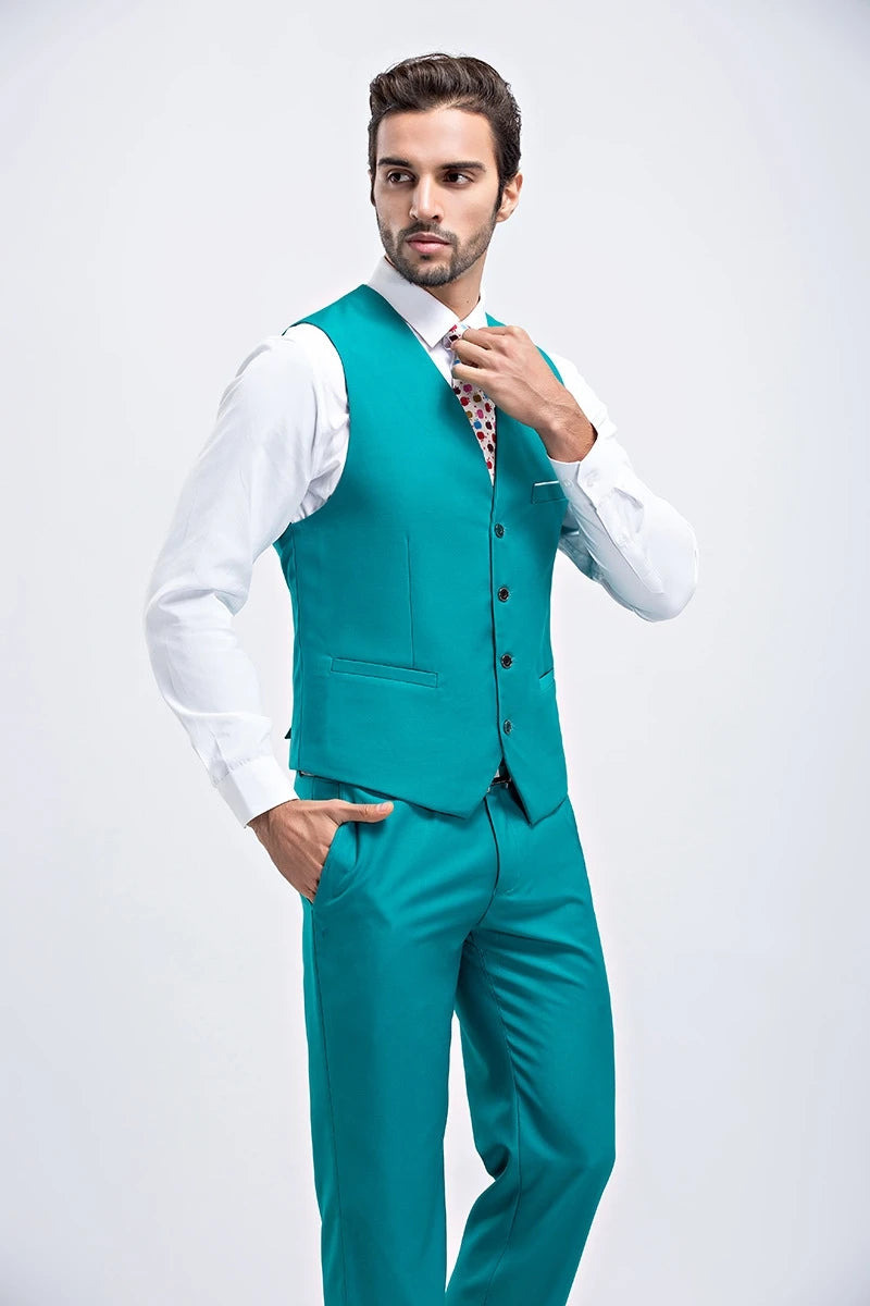 M-6XL Luxurious Fashion High-end Solid Color Men's Official Business Casual Suit Vest Groom Wedding Dress Party Male Waist Coat