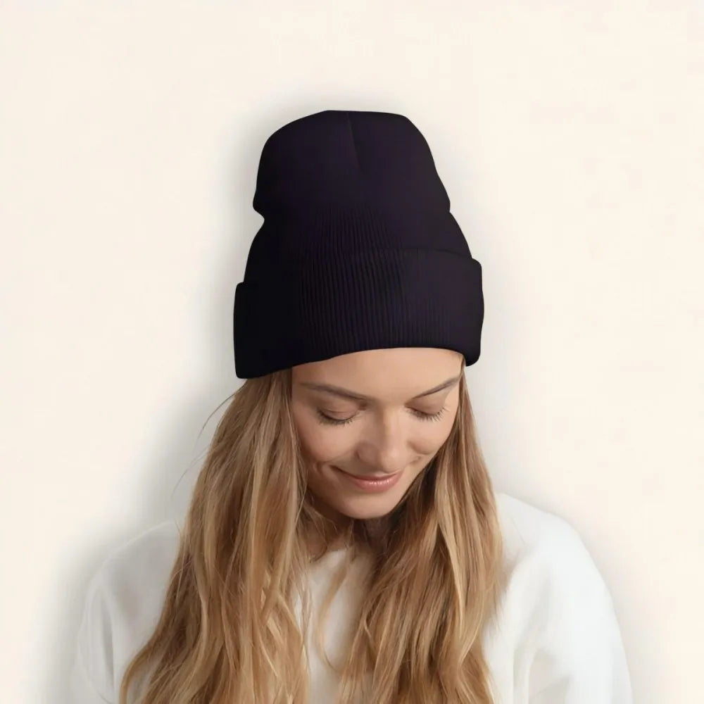 DC Shoe Co Warm Knitted Cap Fashion Bonnet Hat Autumn Winter Outdoor Beanies Hats for Unisex Adult BAZAARHUBO