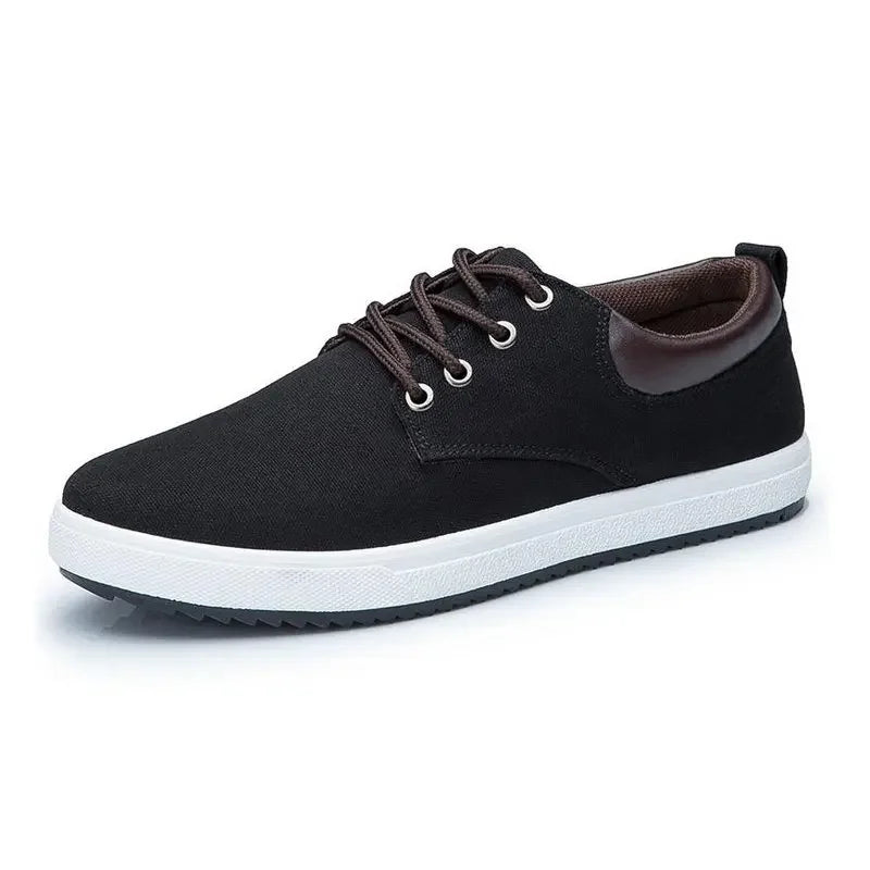 New arrival of spring summer comfortable casual shoes canvas shoes men men's lace up the fashion brand Flats shoe