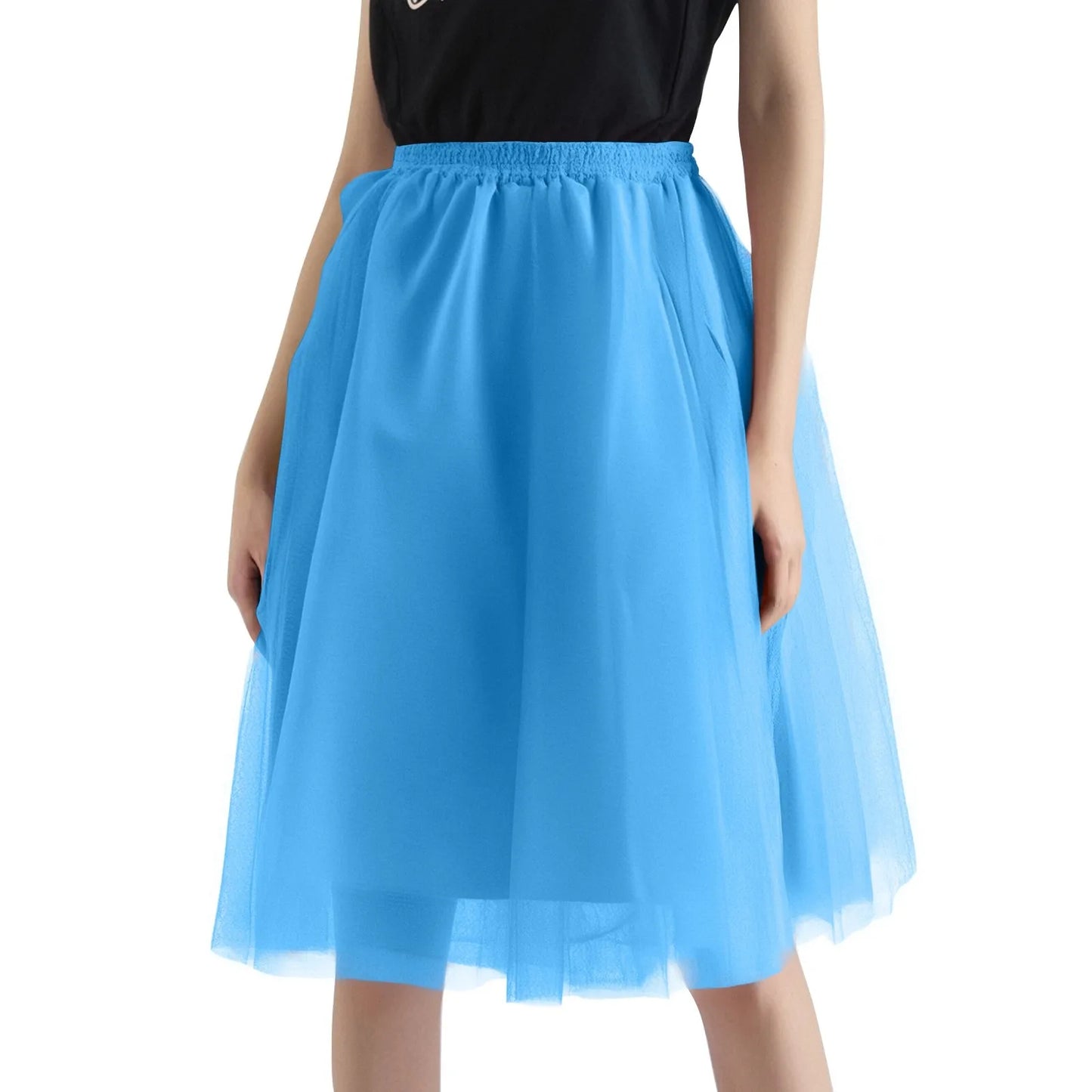 Tutu Skirt For Women 50s Skirt Retro Party Tulle Ballet Rockabilly Petticoat Underskirt Dance Dress Cosplay Mesh Skirt