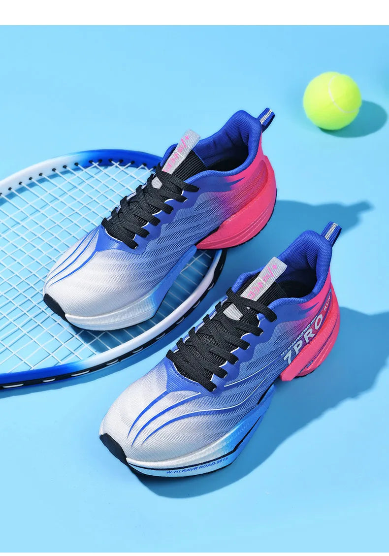 New Men's Running Shoes Non-slip Cushioning Racing Carbon Plate Sneakers Light Tennis Cross Training Shoes Trail Running Shoes