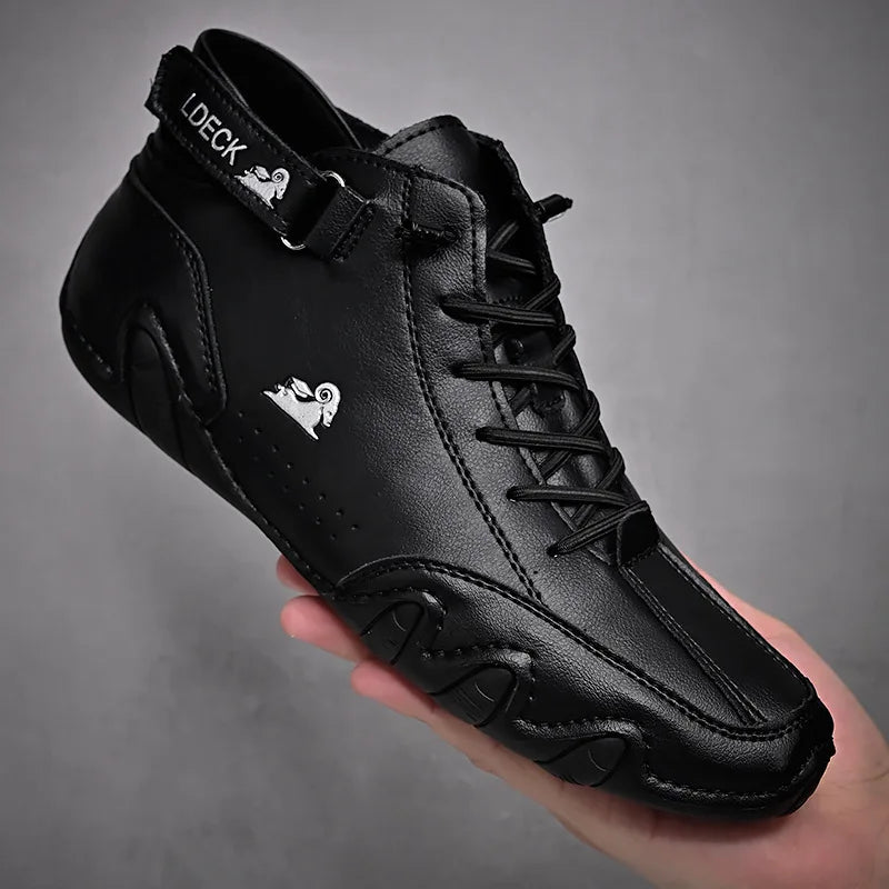 Men Casual Sneakers 2023 New In Ankle Boots Lace Up Males Shoes Fashion High Quality Loafers Men Luxury Casual Shoes Mocasines