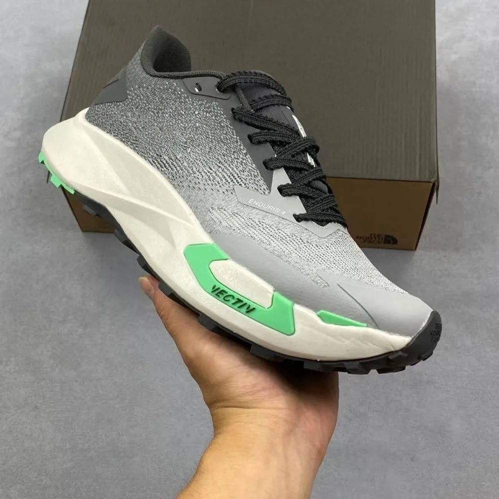 Non-Slip Shock-Absorbing Durable Breathable Cushioned Grip Unisex Trail Running Shoes for Outdoor Hiking Walking Casual Travel