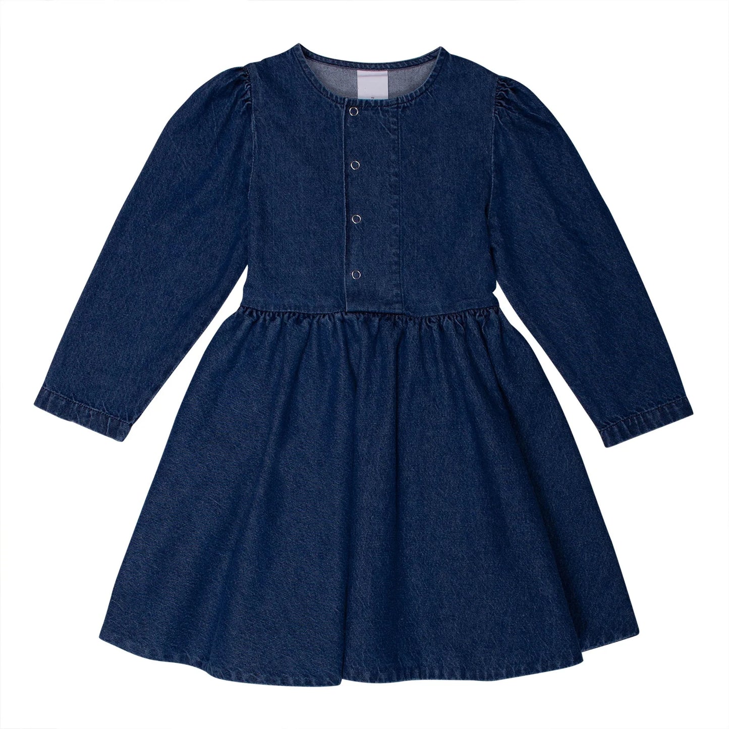 kids dress SS26 new SUMMER girls cute print Denim dresses