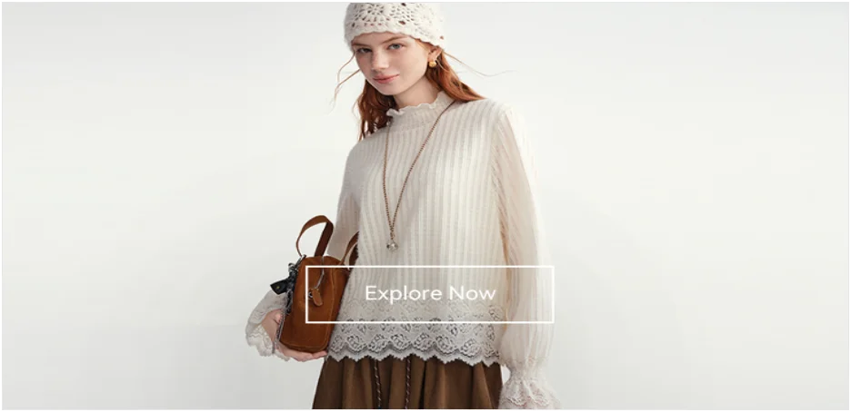 DUSHU Classic Elastic Waist Skirt For Women Winter Office Solid Color College