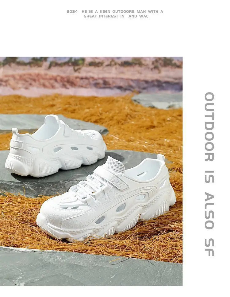 Outdoor Sports Slippers for Men and Women, Thick-Soled Eva Non-Slip Breathable Clogs, Fishing Beach Sandals, Unisex Couple Style