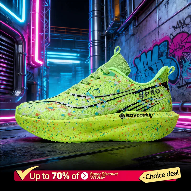 Marathon Men Running Shoes Carbon Board Speciality Sports Breathable Lightweight Women's Comfortable Chunta Athletic Sneakers
