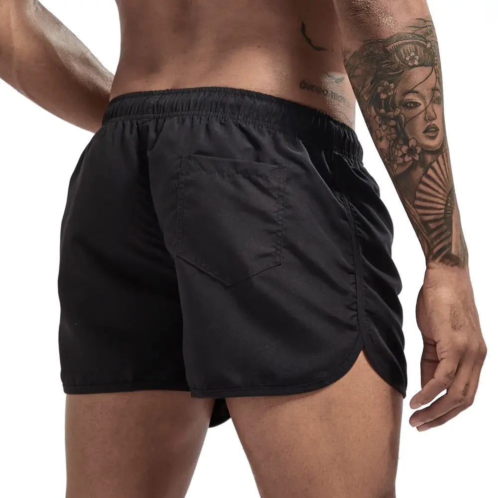 Summer Men's Swimwear Shorts Beachwear Sexy Swim Trunks Men Swimsuit Low Waist Breathable Beach Surfing