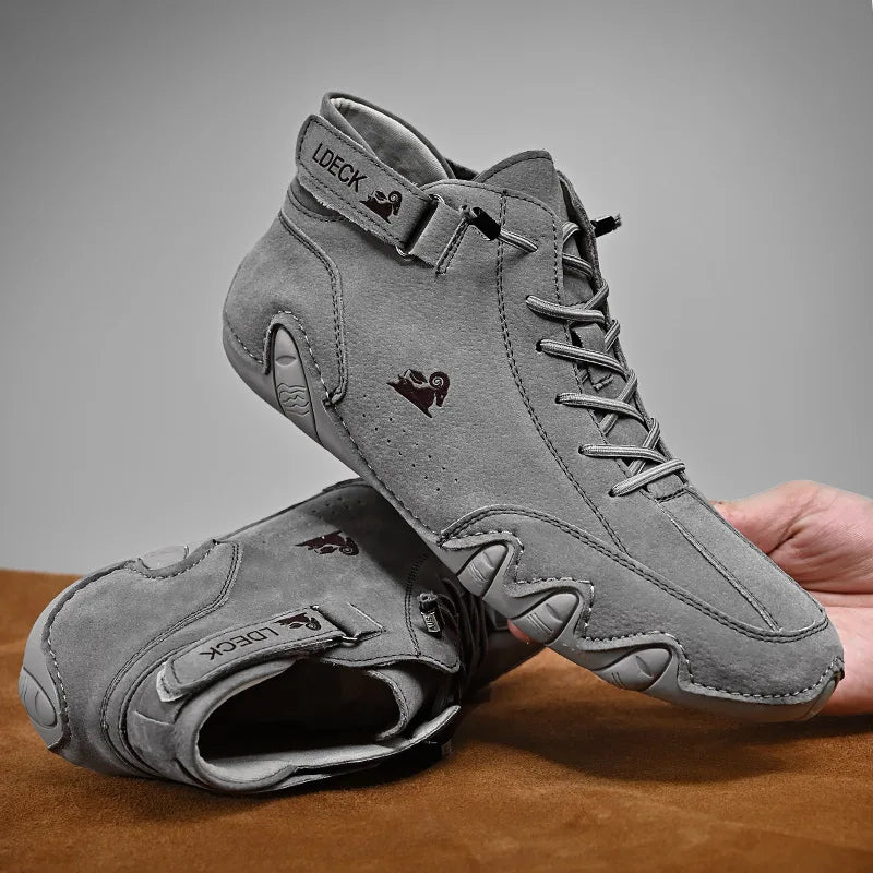 Men Casual Sneakers 2023 New In Ankle Boots Lace Up Males Shoes Fashion High Quality Loafers Men Luxury Casual Shoes Mocasines