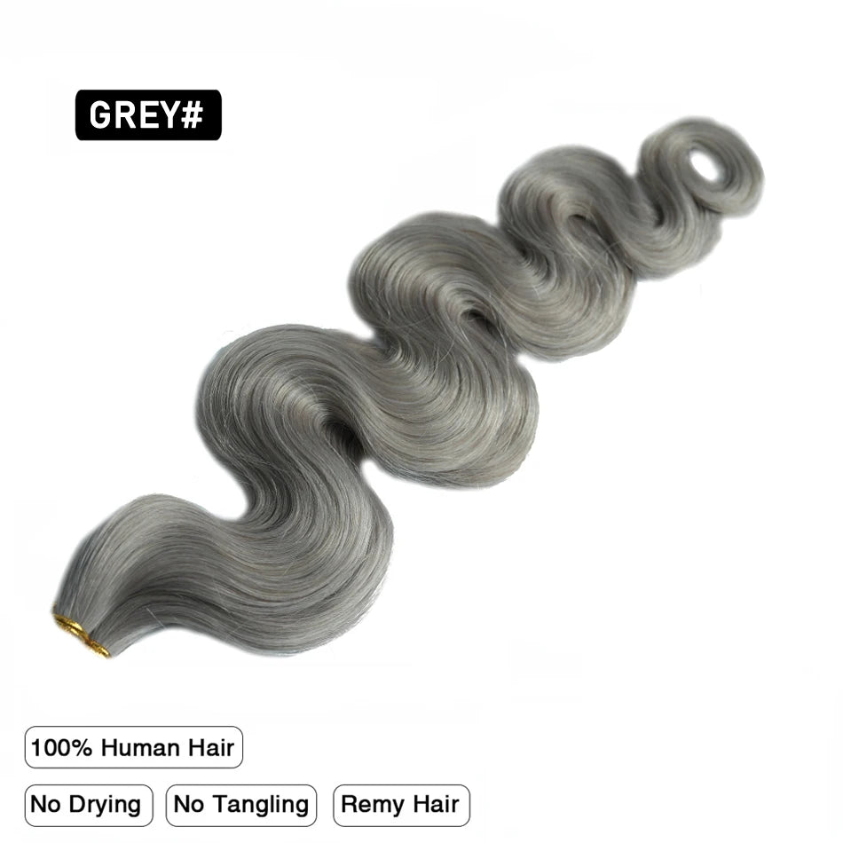 Body Wave Flat Tip Human Hair Extension Highlight Blonde Real Remy Human Fusion Hair Pre Bonded Keratin Hair 1g/S 12-26 Inch