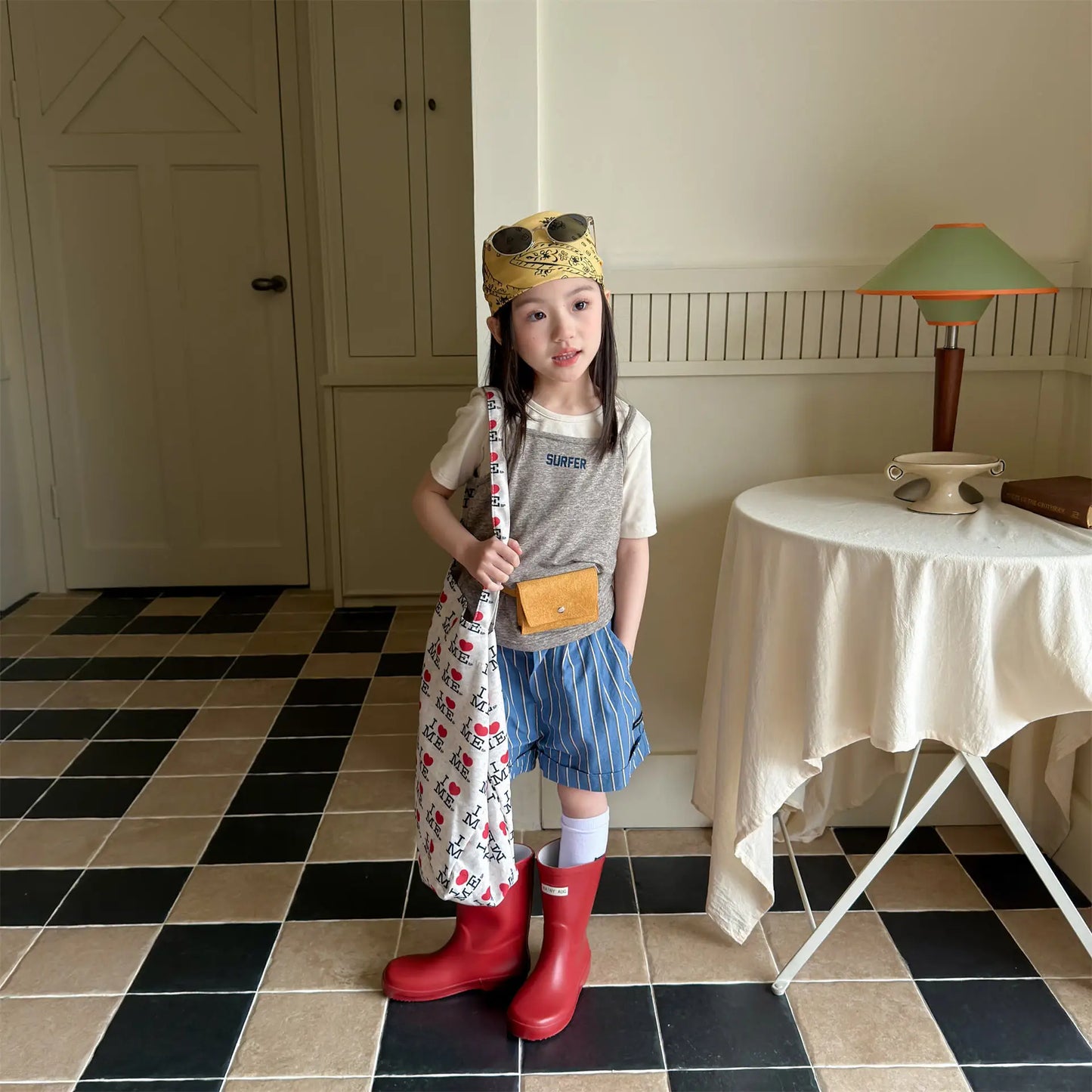 2026 Summer New Children Casual Striped Shorts Boys Girls Loose Shorts Thin Cotton Toddler Pants Fashion Kids Clothes
