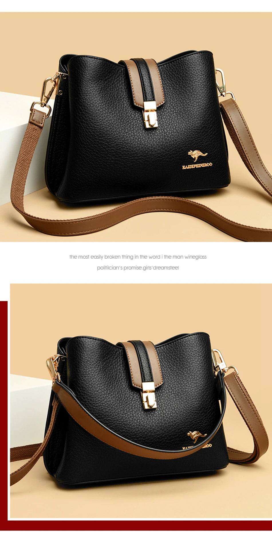 Women Bags Designer Handbags Casual Leather Cowhide High Capacity Shoulder Crossbody Bags for Women 2022 The New Luxury Handbags