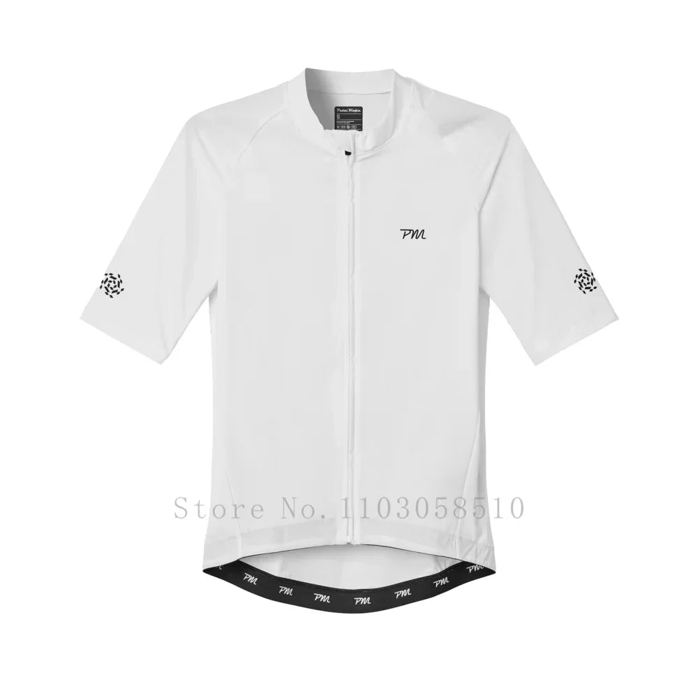 Pedal Mafia Summer Cycling Sweatshirt Set Men Short Sleeve MTB Jersey Men Cycling Clothing Bicycle Maillot ciclismo UPF50+ 2025