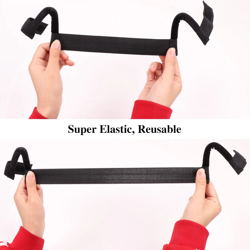 Nunify Custom 20Pcs Lace Melting Band For Wigs With Logo Wig Band With Ear Cut Outs Non Slip Headband With High Quality Velcro