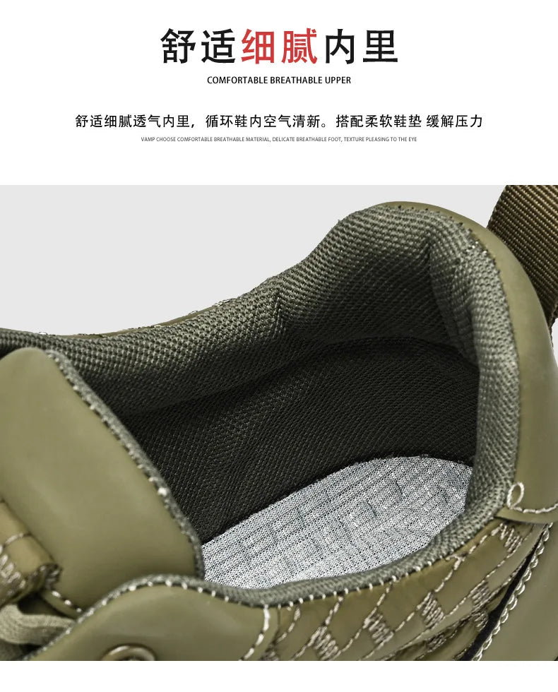 2025 New Fashion Platform Sneakers for Men Casual  High-top Shoes Male  Flat Non-slip Sport Running Shoes Man Spring Sneakers