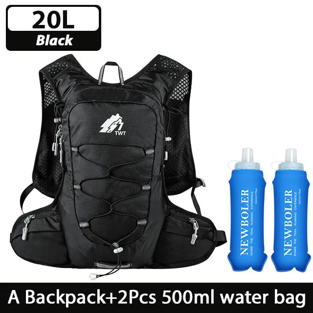 20L Ultra Lightweight Hydration Vest with 2L Water Bladder for Outdoor Hiking Cycling Marathon Outdoor Mountaineering Backpack