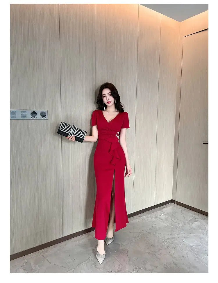 Sexy Evening Dress for Women in 2025 Slim and Slim Nightclub