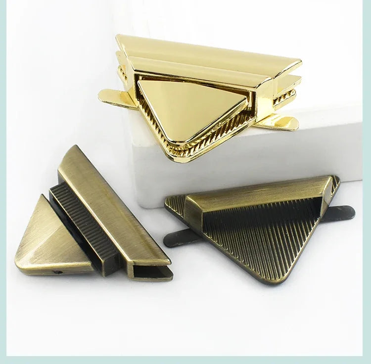 1/2/3/4Pcs 35*45mm Bag Metal Lock Buckle Twist Turn Snap Clasps Women Bags Decorative Closure Buckles DIY Hardware Accessories