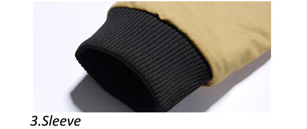 DIMUSI Winter Men's Bomber Jacket Casual Mens Outwear Fleece Warm Coats Fashion Stand Collar Uniform Jackets Mens Brand Clothing