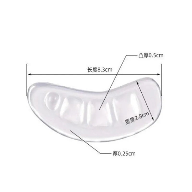 Silicone Non-Slip Forefoot Insoles Sticker for High Heels Flip Flop Sandals Women Anti Slip Self-Adhesive Foot Heel Insert Grips