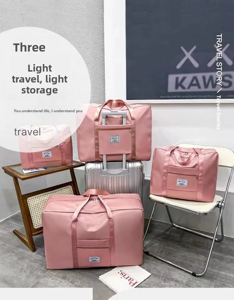 Large Capacity Casual Handbag for Men And Women Student Clothing Storage Bag Maternity Bag Travel Bag Polyester Material