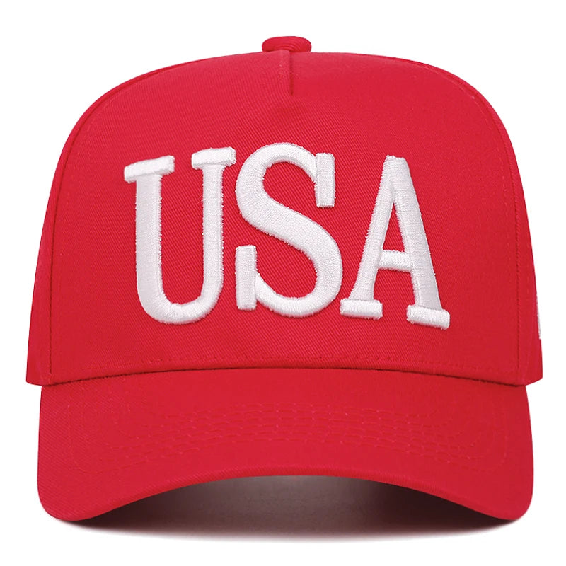 USA embroidered baseball caps, outdoor sports baseball caps BAZAARHUBO