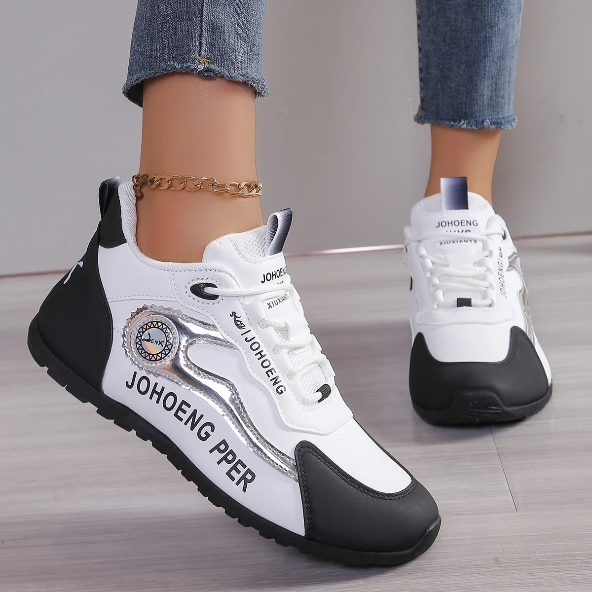 Sneakers Women Summer Waterproof Casual Sports Shoes Women Lightweight Breathable Non-slip Platform Sneakers Zapatos De Mujer