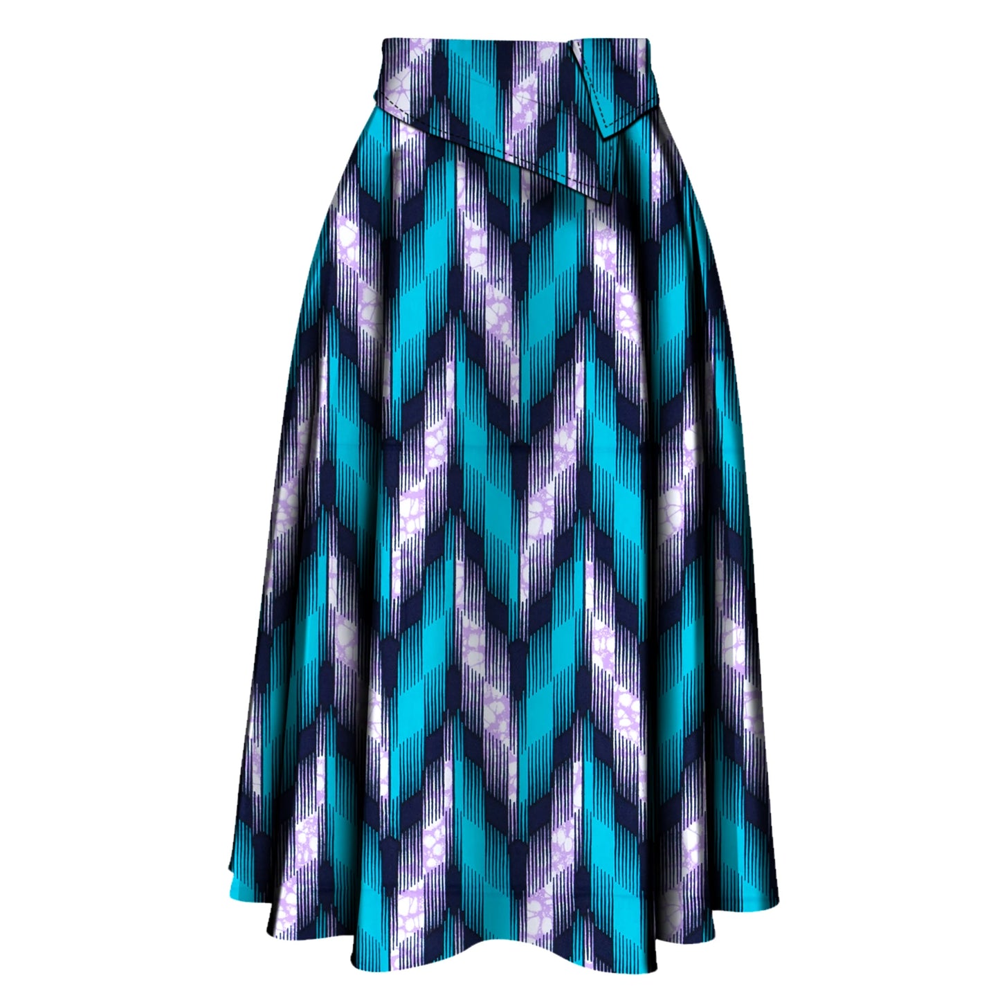 African Skirt for Women New Trendy Ankara High Waist  Ankara Print Long Skirt for Ladies Party Clothing Wy10278