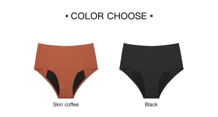 Hot Sale Mid-Rise Seamless Menstrual Period Panties 4 Layers Absorbent Leak Proof Culotte Lengthened Menstrual Panties
