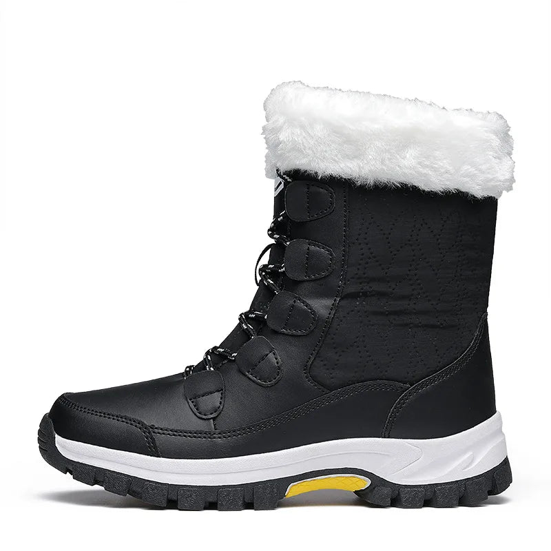 Winter New Women's Boots Plush Warm Women's Snow Boots Outdoor Non-slip Sneakers High Quality Waterproof Women Boots Botas Mujer