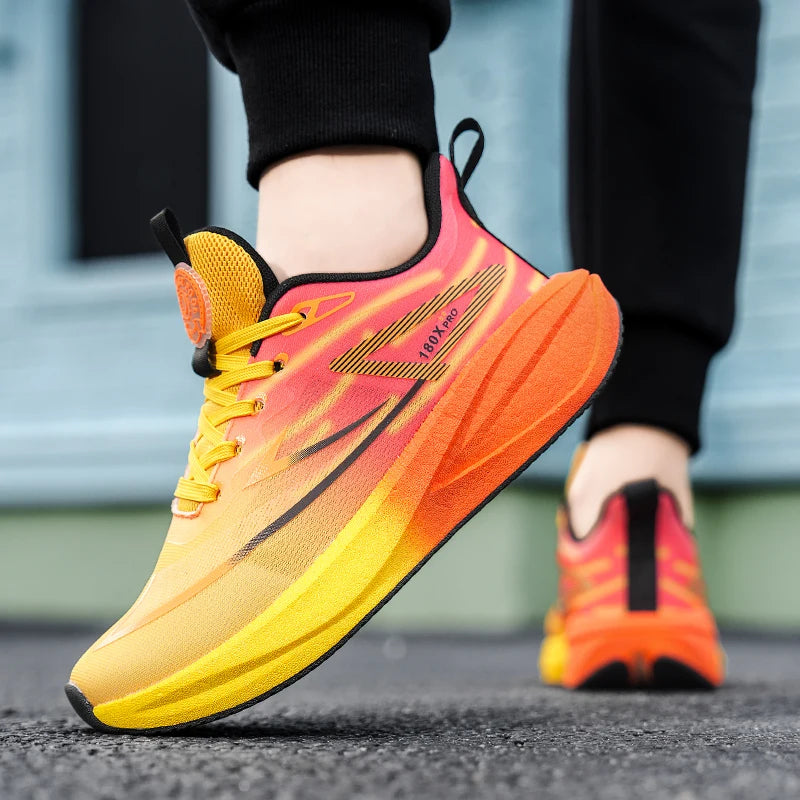 Men Running Shoes Marathon Men's Sneakers Casual Carbon Board Speciality Sports Lightweight Women's Athletic Nonskid Sneaker Men