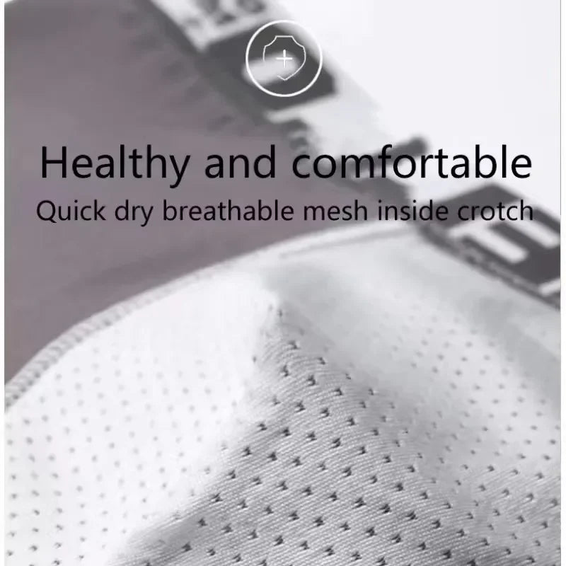Men's Underwear Cotton Underwear Letter Waistband Comfortable Breathable Soft High Elasticity Boxer Fashion Casual Sports Shorts