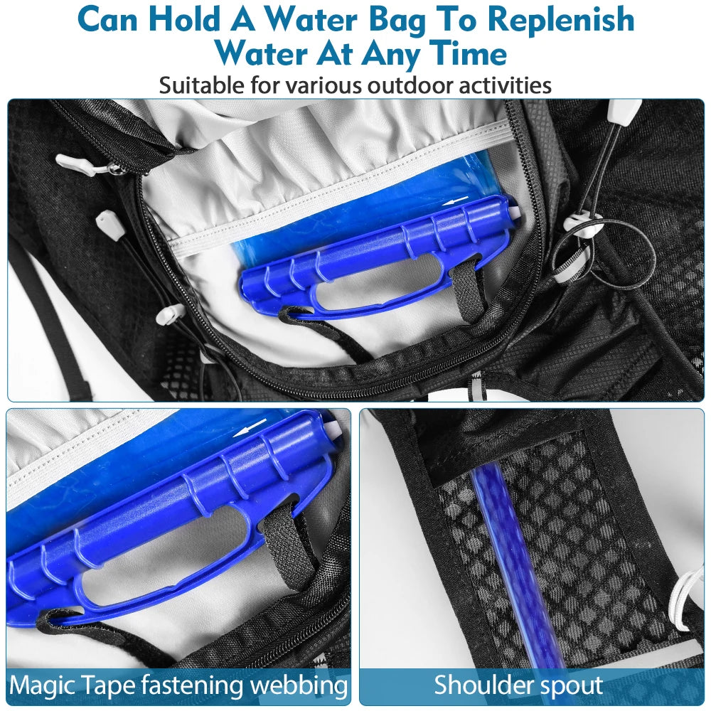 20L Ultra Lightweight Hydration Vest with 2L Water Bladder for Outdoor Hiking Cycling Marathon Outdoor Mountaineering Backpack
