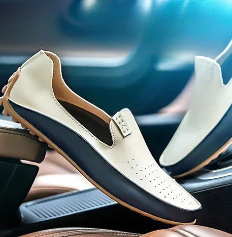 Moccasin Men's Leather Shoes Soft Casual Comfortable Male Shoe High Quality Fashion In Promotion Cheap Clearance Korean Style