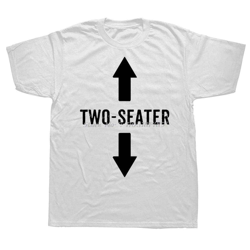 Two Seater T Shirts Graphic Cotton Streetwear Short Sleeve 2 Seater Dad Adult Humor Gifts Summer Style T-shirt Mens Clothing