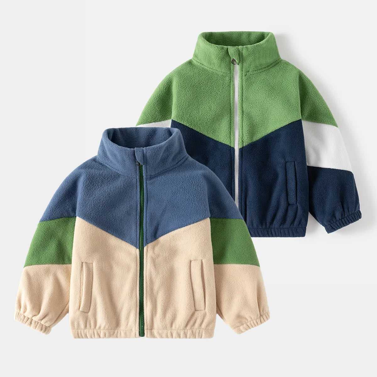 Children's Clothing   Autumn Winter Fleece Thicken Warm  Outwear Cute Cardigan Jackets Coats for  Kids Coats Jackets for Boys