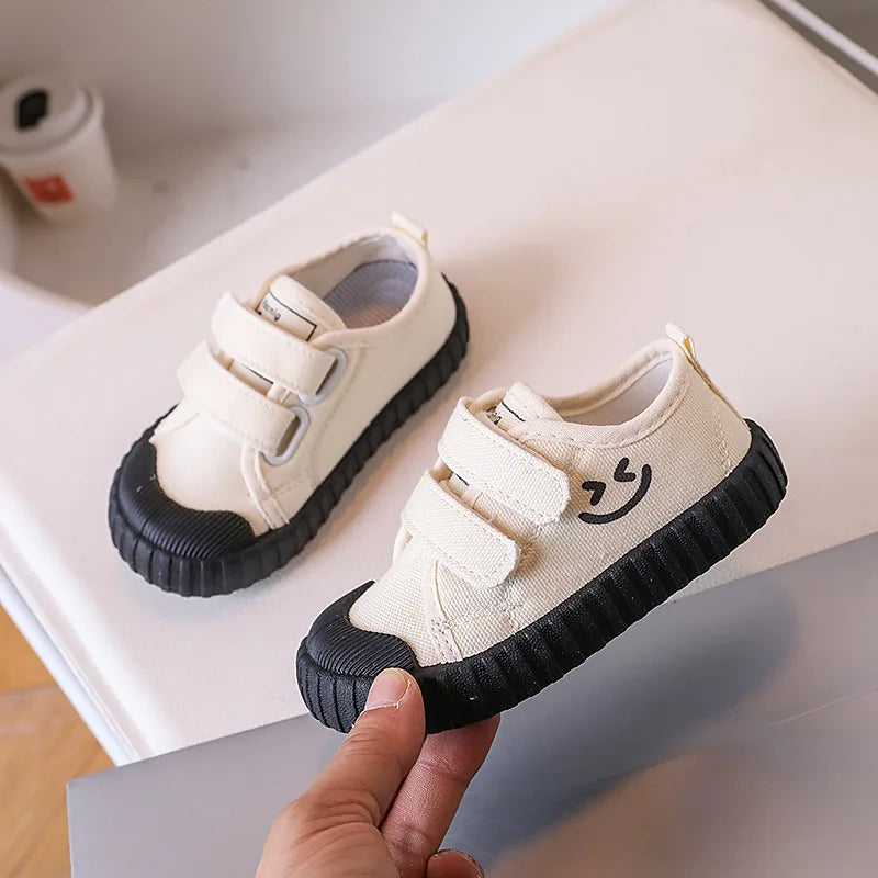 Children Canvas Shoe Candy Color Korean Style Kids Casual Shoes Toddler Girl Boy Breathable Soft Sole Board Shoes Tenis Infantil