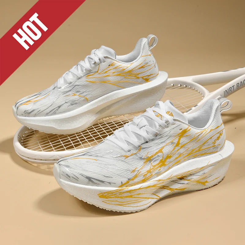 Running Shoes Carbon Board Speciality Marathon Men Sports Breathable Lightweight Women's Comfortable Athletic Nonskid Sneakers