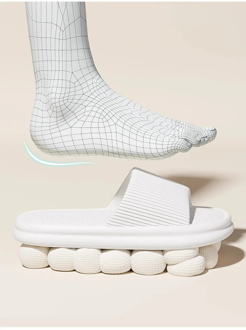 Brand Couple Home Simple Slippers EVA Soft Sole Light Slippers Bathroom Non-slip Slides Men's Outdoor Sandals Zapatillas De Casa