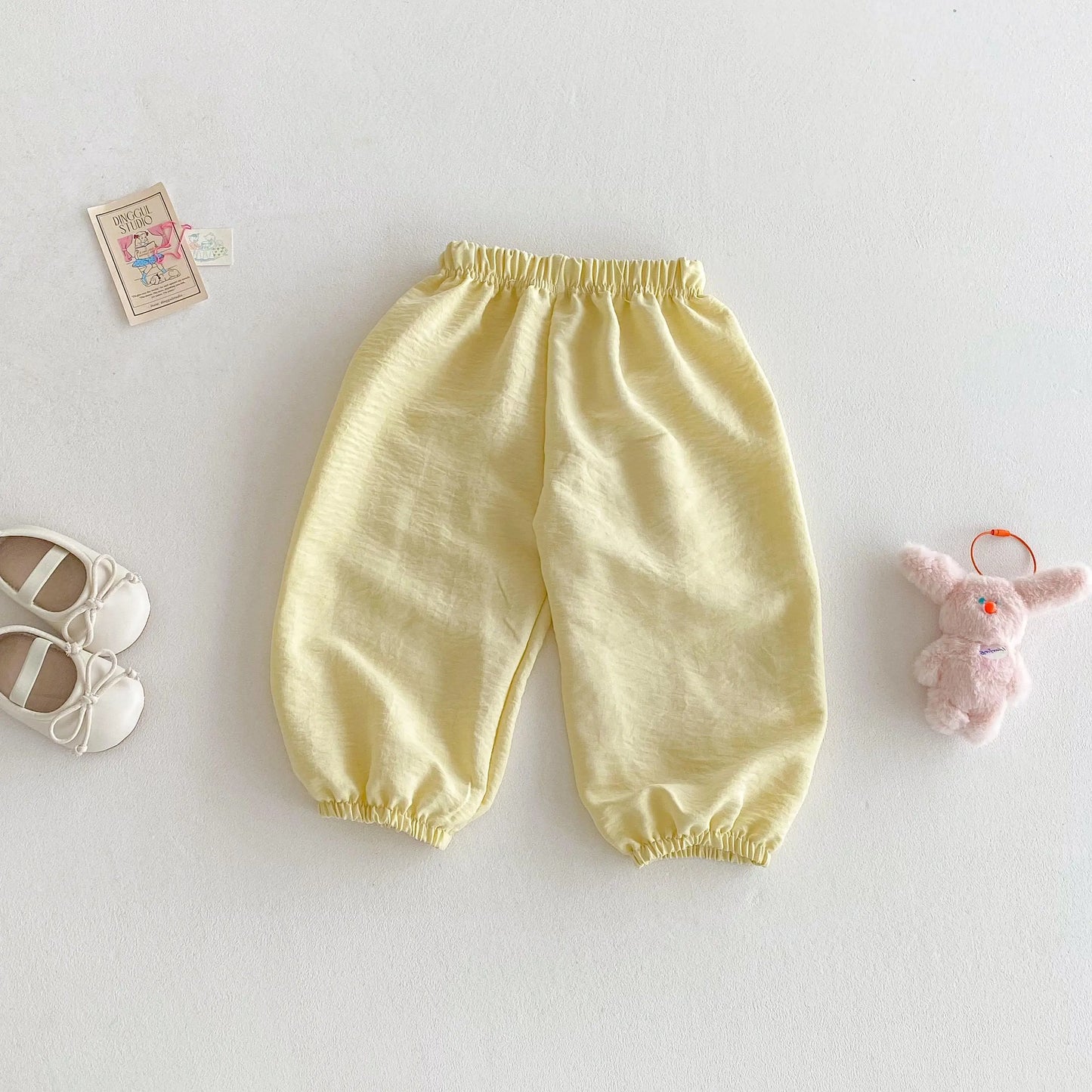 Summer Solid Color Children's Anti-mosquito Pants Loose Casual Bloomers For Kids Girls And Boys Toddler Costume Thin Trousers
