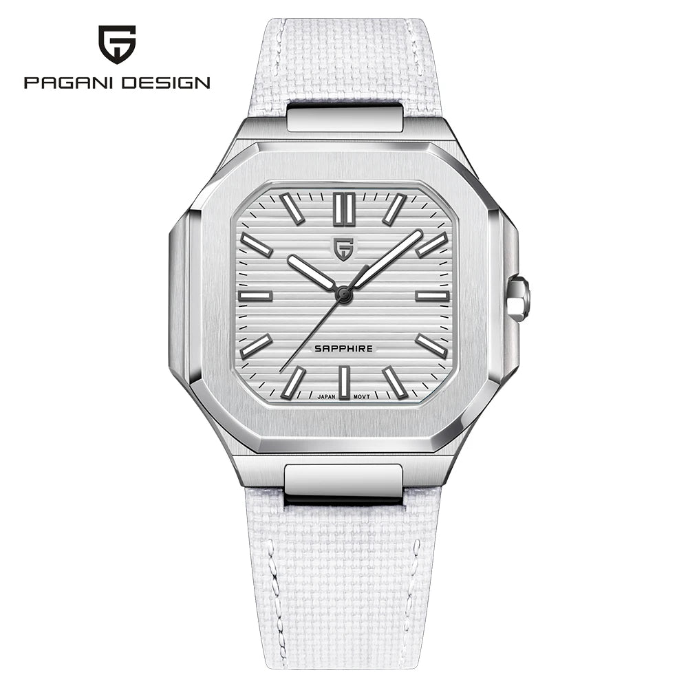 2026 New PAGANI DESIGN Men's Watches Luxury Quartz Watch For Man VH31 Wristwatches Waterproof AR Sapphire Mirror Stainless Steel